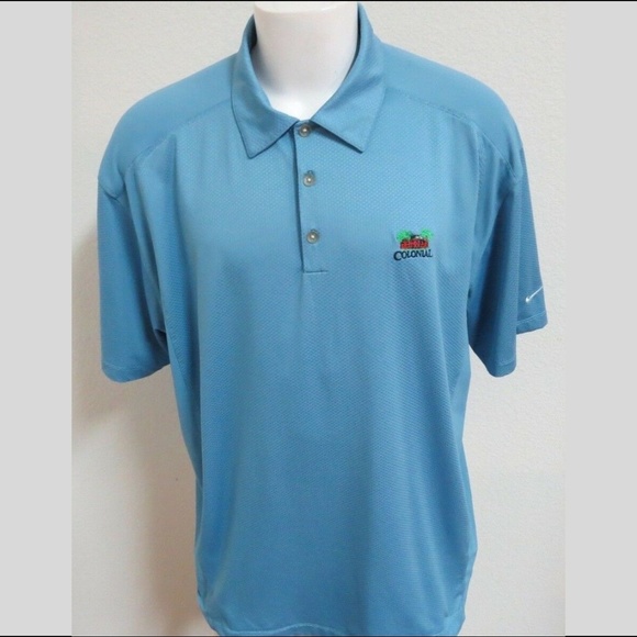 2XL Colonial Nike Dri-Fit Mens Poly #57H Golf Polo